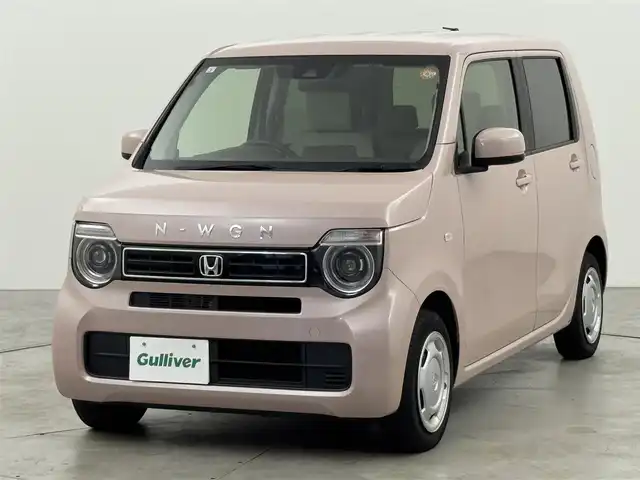 ホンダ Ｎ ＷＧＮ L ホンダセンシング 福岡県 2021(令3)年 2.5万km ピーチブロッサムパール 社外ナビ／フルセグＴＶ／ＢＴ　/ビルトインＥＴＣ　/バックカメラ　/衝突被害軽減システム　/クルーズコントロール　/レーンキープ　/コーナーセンサー　/横滑り防止装置　/運転席シートヒーター　/純正１４インチＡＷ