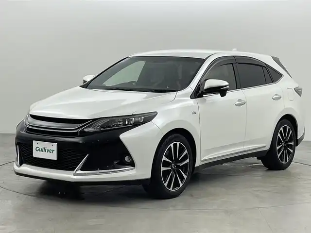 トヨタ ハリアー エレガンス G’s 茨城県 2016(平28)年 5.2万km ホワイトパールクリスタルシャイン 後席モニター　ナビ　バックカメラ　ＥＴＣ　ドライブレコーダー　パワーシート　プッシュスタート　パワーシート　ＬＥＤヘッドライト　オートライト　横滑り防止装置　ＭＴモード付き　電動格納ミラー　禁煙車