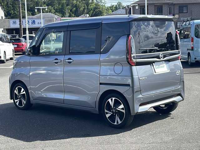 日産 ルークス HWS Gターボ アーバンクロム プロパイロットED 鹿児島県 2022(令4)年 6.9万km チタニウムグレーメタリック 衝突被害軽減システム/純正オーディオ/Bluetooth/DVD/CD/ワンセグ/全方位バックカメラ/両側パワースライドドア/クルーズコントロール/AAC/LEDオートライト/シートヒーター/純正15インチアルミホイール/ETC