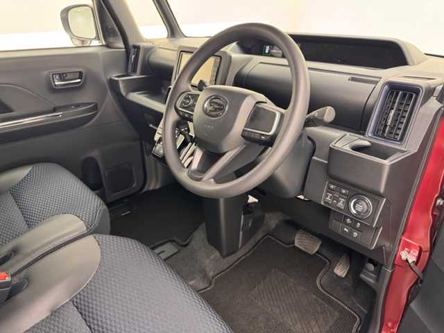 ダイハツ タント カスタム X 兵庫県 2024(令6)年 0.5万km ファイアークォーツレッドM 4WD/社外SDナビ(CD/DVD/SD/Bluetooth/フルセグ)/全方位カメラ/両側パワースライドドア/前後コーナーセンサー/ハーフレザーシート/シートヒーター/アイドリングストップ/LEDヘッドライト/LEDフォグライト/純正14インチアルミホイール/純正フロアマット/オートライト