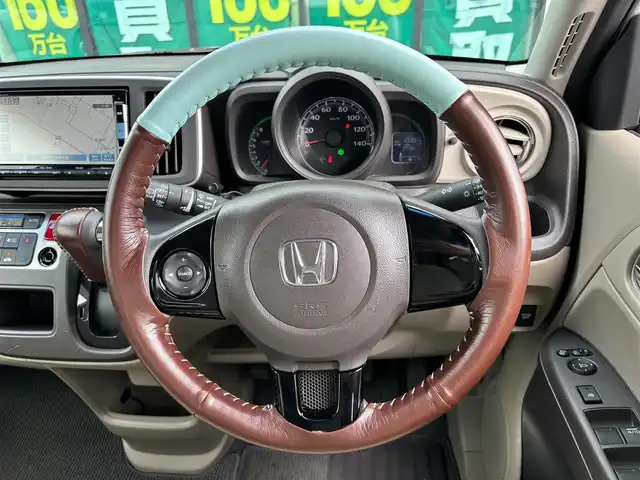 ホンダ Ｎ ＯＮＥ G Aパッケージ 奈良県 2014(平26)年 6万km プレミアムホワイトパール 純正７インチナビ（VXM-152VFi)/（フルセグ／ＢＴ／ＣＤ／ＤＶＤ）/バックカメラ/横滑り防止/オートライト/電動格納ミラー/プッシュスタート/ETC/ステアリングスイッチ/純正ホイールキャップ/取り扱い説明書