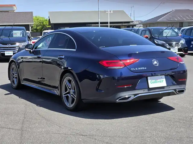 メルセデス・ベンツ ＣＬＳ２２０ｄ 鹿児島県 2019(平31)年 5.1万km カバンサイトブルー ムーンルーフ　/パーキングアシスト　/アダプティブクルーズコントロール　/ビルトインＥＴＣ　/パドルシフト　/純正前後ドライブレコーダー　/Ｄ＋Ｎ席シートヒーター／エアシート　/Ｄ＋Ｎ席パワーシート/純正HDDナビ/アクティブエマージェンシーストップアシスト/アクティブレーンチェンジアシスト/純正アルミホイール(19インチ)/エアバッグ(W＋サイド)