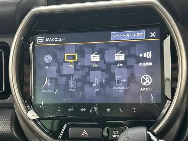 スズキ ハスラー Jスタイル Ⅱ 岡山県 2024(令6)年 1.3万km アーバンブラウンパールメタリック/ソフトベージュ2トーン 純正ナビ　/全方位カメラ　/衝突軽減　/クルーズコントロール　/セーフティサポート　/レーンキープ　/横滑り防止　/シートヒーター　/カーテンエアバック　/盗難防止　/コーナーセンサー　/ルーフレール　/Pアシスト　　