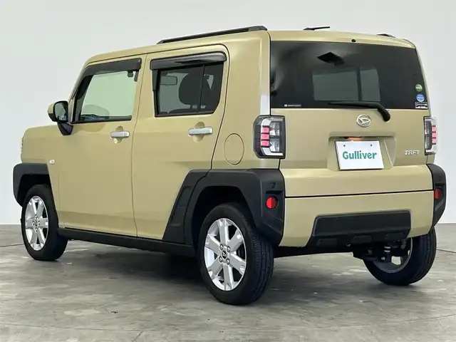 ダイハツ タフト G 群馬県 2021(令3)年 1.2万km サンドベージュメタリック 純正７インチナビ　パノラマモニター　プリクラッシュセーフティ　レーンキープアシスト　オートマチックハイビーム　シートヒーター　クリアランスソナー　ＬＥＤヘッドライト　ドライブレコーダー　ＥＴＣ　禁煙車