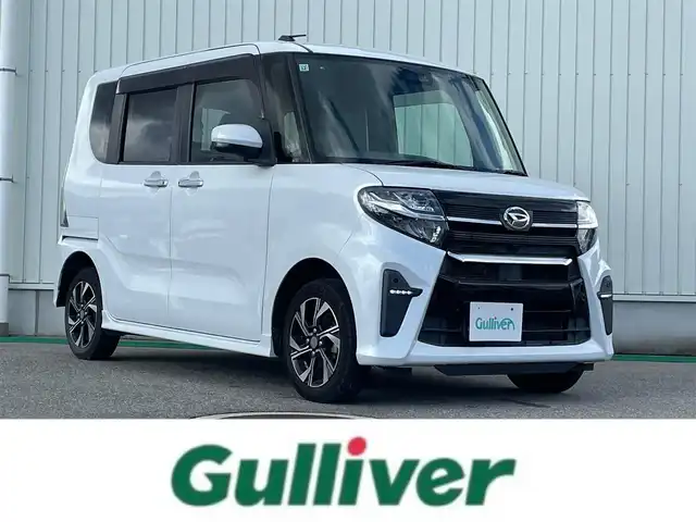 ダイハツ タント カスタム X 富山県 2019(令1)年 7.2万km シャイニングホワイトパール 社外ナビ//フルセグTV//DVD再生//Bluetooth//Bカメラ//両側自動ドア//スマートキー//シートヒーター//ETC//ハーフレザーシート//LEDオートライト//ＬＥＤフォグライト//コーナーセンサー//Dレコ