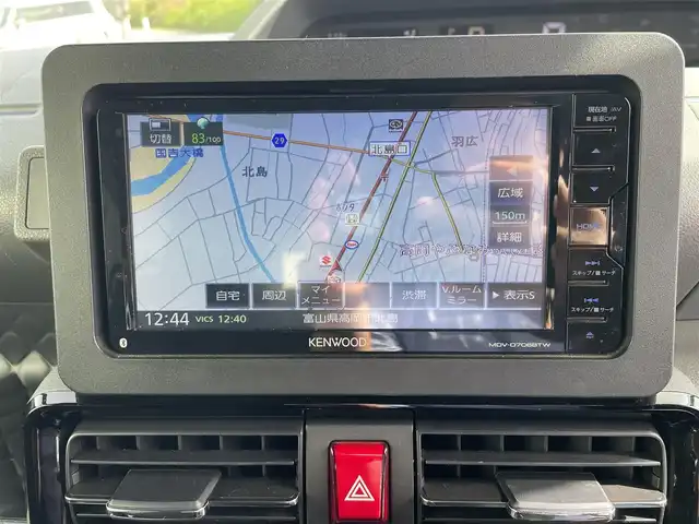 ダイハツ タント カスタム X 富山県 2019(令1)年 7.2万km シャイニングホワイトパール 社外ナビ//フルセグTV//DVD再生//Bluetooth//Bカメラ//両側自動ドア//スマートキー//シートヒーター//ETC//ハーフレザーシート//LEDオートライト//ＬＥＤフォグライト//コーナーセンサー//Dレコ