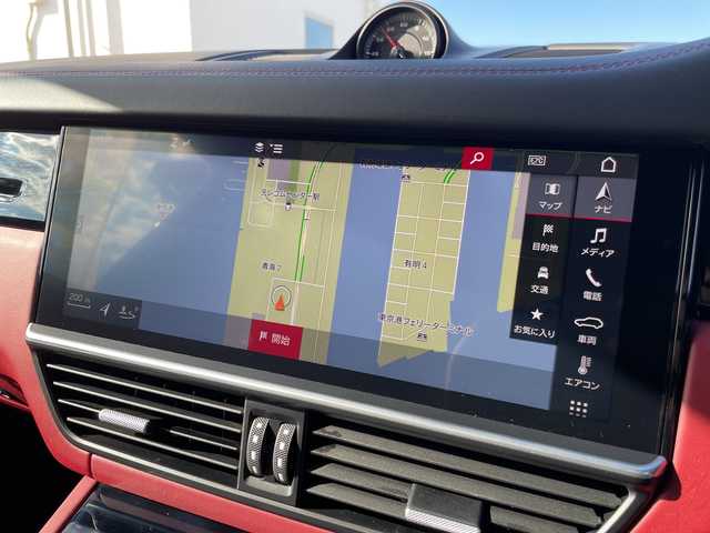 ポルシェ カイエン S 東京都 2019(平31)年 3万km 青 ワンオーナー/赤レザーシート/シートヒーター/電動パワーシート/スマートキー/プッシュスタート/スポーツクロノパッケージ/前後ドライブレコーダー/純正ナビ/360°カメラ/AppleCarPlay/ETC2.0/アダプティブクルーズコントロール/ブラインドスポットモニター/レーンキープアシスト/衝突被害軽減ブレーキ/パドルシフト/パワーバックドア/パークアシスト