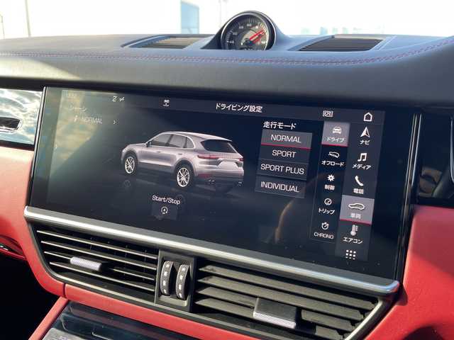 ポルシェ カイエン S 東京都 2019(平31)年 3万km 青 ワンオーナー/赤レザーシート/シートヒーター/電動パワーシート/スマートキー/プッシュスタート/スポーツクロノパッケージ/前後ドライブレコーダー/純正ナビ/360°カメラ/AppleCarPlay/ETC2.0/アダプティブクルーズコントロール/ブラインドスポットモニター/レーンキープアシスト/衝突被害軽減ブレーキ/パドルシフト/パワーバックドア/パークアシスト