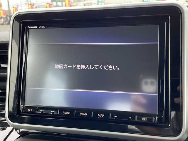 スズキ スペーシア カスタム HYBRID XS ターボ 山口県 2018(平30)年 5.4万km ブレイブカーキパール/ブラック2トーン 両側パワースライドドア/純正8インチナビ/・フルセグTV/・Bluetooth接続/・AM/FM/CD/DVD/デュアルセンサーブレーキサポート/全方位モニター/バックカメラ/ヘッドアップディスプレイ/パドルシフト/シートヒーター(D席)/ハーフレザーシート/後席サーキュレーター/純正15インチアルミホイール/LEDヘッドライト/オートライト/スマートキー/スペアキー1本
