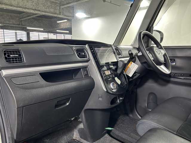 ダイハツ タント カスタムX トップED LTD SAⅢ 佐賀県 2018(平30)年 6.9万km パールホワイトⅢ 純正８インチナビ/（フルセグTV/CD/DVD/Bluetooth/SD録音）/後席モニター/衝突被害軽減ブレーキ/全方位カメラ/純正ドライブレコーダー/シートヒーター/両側パワースライドドア/ハーフレザーシート/純正アルミホイール/純正フロアマット/ＬＥＤヘッドライト/純正エンジンスターター/スペアキー/ワンオーナー/盗難防止装置/横滑り防止装置