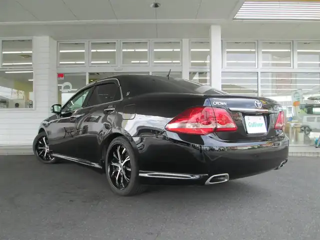 トヨタ クラウン アスリート ナビパッケージ 千葉県 2008(平20)年 11万km ブラック 純正メーカーナビ、フルセグTV/バックカメラ/純正オーディオ【DVD/CD/BT/MD】/HIDヘッドライト&フォグランプ/クルーズコントロール/ウッドコンビステアリング/ナビ連動ステアリングスイッチ/前席パワーシート/トランクイージークローザー/ビルトインETC/スペアキー/取扱説明書/新車時保証書/整備記録簿(H21/23/25/R1/3/5/7)