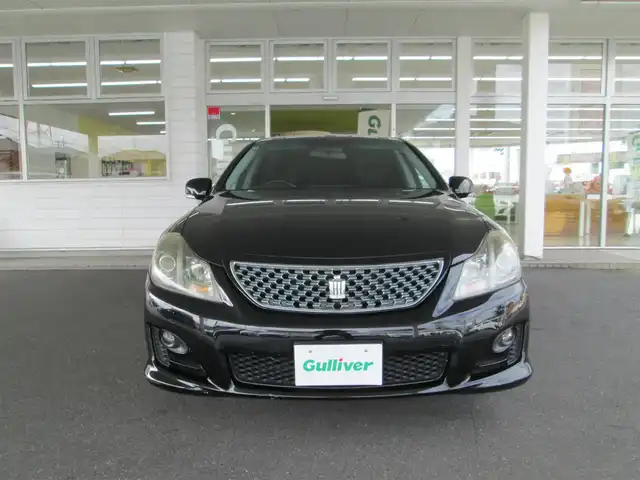 トヨタ クラウン アスリート ナビパッケージ 千葉県 2008(平20)年 11万km ブラック 純正メーカーナビ、フルセグTV/バックカメラ/純正オーディオ【DVD/CD/BT/MD】/HIDヘッドライト&フォグランプ/クルーズコントロール/ウッドコンビステアリング/ナビ連動ステアリングスイッチ/前席パワーシート/トランクイージークローザー/ビルトインETC/スペアキー/取扱説明書/新車時保証書/整備記録簿(H21/23/25/R1/3/5/7)