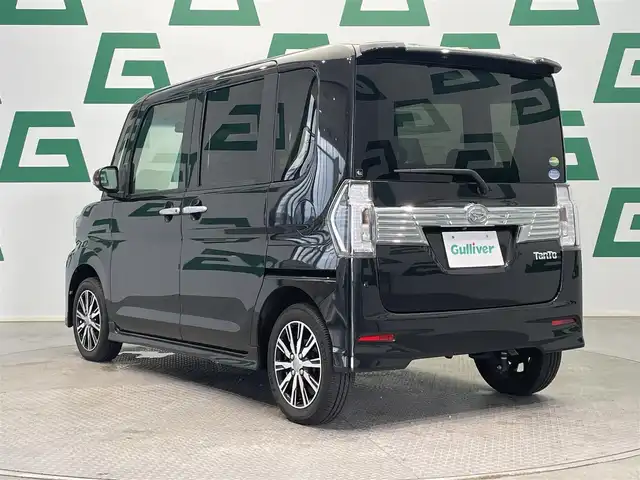 ダイハツ タント カスタムX トップED LTD SAⅢ 鹿児島県 2018(平30)年 3.1万km ブラックマイカメタリック 禁煙車　/ナビ（CD/DVD/フルセグTV/Bluetooth）　/全方位カメラ　/両側パワースライドドア　/スマートアシスト３　/・衝突回避支援ブレーキ/・衝突警報/・車線逸脱警報機能/・誤発進抑制機能/・先行車お知らせ機能/ＬＥＤヘッドライト　/横滑り防止機能　/オートライト　/オートハイビーム　/運転席シートヒーター　/ＥＴＣ　/純正フロアマット