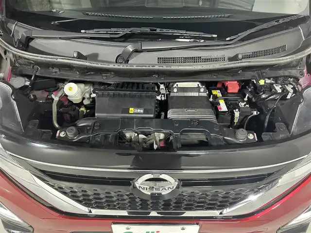 日産 ルークス HWS Gターボ プロパイロットED 佐賀県 2020(令2)年 7.5万km スパークリングレッド/ブラック 純正９インチナビ【MM320D-L】/（フルセグTV/CD/DVD/SD録音/BT/USB）/全方位カメラ/ナビ連動型前後ドライブレコーダー/レーンアシスト/コーナーセンサー/両側パワースライドドア/ハンズフリースライドドア/追従型クルーズコントロール/ターボ/後席サーキュレーター/純正アルミホイール/純正フロアマット/純正LED/LEDヘッドライト/オートマチックハイビーム/オートライト/フォグライト/スペアキー×１