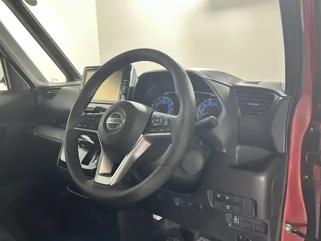 日産 ルークス HWS Gターボ プロパイロットED 佐賀県 2020(令2)年 7.5万km スパークリングレッド/ブラック 純正９インチナビ【MM320D-L】/（フルセグTV/CD/DVD/SD録音/BT/USB）/全方位カメラ/ナビ連動型前後ドライブレコーダー/レーンアシスト/コーナーセンサー/両側パワースライドドア/ハンズフリースライドドア/追従型クルーズコントロール/ターボ/後席サーキュレーター/純正アルミホイール/純正フロアマット/純正LED/LEDヘッドライト/オートマチックハイビーム/オートライト/フォグライト/スペアキー×１