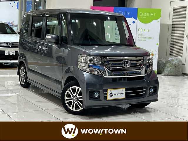 ホンダ Ｎ ＢＯＸ カスタム G Lパッケージ 埼玉県 2016(平28)年 4.7万km ポリッシュドメタルメタリック 純正ナビ/　　CD/DVD/BT/フルセグTV/バックカメラ/両側パワースライドドア/HIDオートライト/純正14インチAW/ステアリングスイッチ/ECON/プッシュスタート/ETC/禁煙車