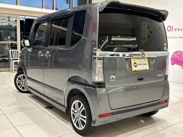 ホンダ Ｎ ＢＯＸ カスタム G Lパッケージ 埼玉県 2016(平28)年 4.7万km ポリッシュドメタルメタリック 純正ナビ/　　CD/DVD/BT/フルセグTV/バックカメラ/両側パワースライドドア/HIDオートライト/純正14インチAW/ステアリングスイッチ/ECON/プッシュスタート/ETC/禁煙車