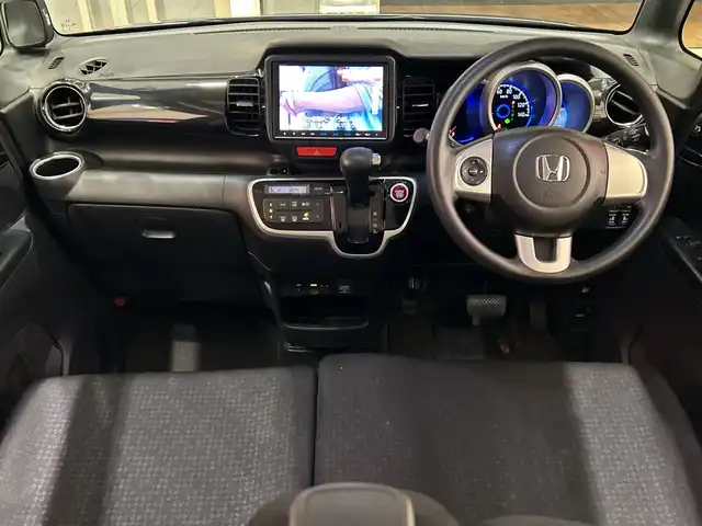 ホンダ Ｎ ＢＯＸ カスタム G Lパッケージ 埼玉県 2016(平28)年 4.7万km ポリッシュドメタルメタリック 純正ナビ/　　CD/DVD/BT/フルセグTV/バックカメラ/両側パワースライドドア/HIDオートライト/純正14インチAW/ステアリングスイッチ/ECON/プッシュスタート/ETC/禁煙車