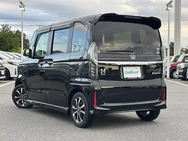 ホンダ Ｎ ＢＯＸ カスタム G EX ホンダセンシング 奈良県 2018(平30)年 3.1万km クリスタルブラックパール 純正ナビ（VXU-195NBi)/（フルセグ／ＢＴ／ＣＤ／ＤＶＤ）/レーダークルーズコントロール/バックカメラ/前後コーナーセンサー/衝突軽減システム/レーンキープアシスト/片側パワースライドドア/純正前方ドライブレコーダー/ＥＴＣ/オートライト/電動格納ミラー/純正14インチＡＷ/保証書/取り扱い説明書