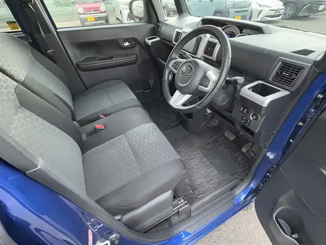 ダイハツ ウェイク G ターボ SA Ⅲ 大分県 2018(平30)年 8.8万km ブルーメタリック ・ナビ(CD/DVD/BT/SD)/・バックカメラ/・フルセグテレビ/・両側パワースライドドア/・スマートアシスト/・レーンアシスト/・ETC/・オートハイビーム/・リアセンサー/・ベンチシート/・フルフラットシート/・純正アルミホイール/・スマートキー/・プッシュスタートボタン