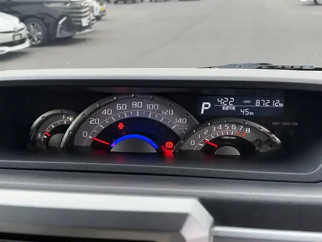 ダイハツ ウェイク G ターボ SA Ⅲ 大分県 2018(平30)年 8.8万km ブルーメタリック ・ナビ(CD/DVD/BT/SD)/・バックカメラ/・フルセグテレビ/・両側パワースライドドア/・スマートアシスト/・レーンアシスト/・ETC/・オートハイビーム/・リアセンサー/・ベンチシート/・フルフラットシート/・純正アルミホイール/・スマートキー/・プッシュスタートボタン