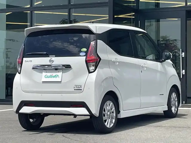 日産 デイズ ハイウェイスターX 愛媛県 2020(令2)年 4.6万km ホワイトパール ワンオーナー　/純正ナビ・フルセグＴＶ　/全方位モニター　/ＬＥＤオートライト　/ドライブレコーダー/前後センサー　/サイド・カーテンエアバック　/フォグランプ　/純正フロアマット/スマートキー　/スペアキー　/保証書　/取扱説明書