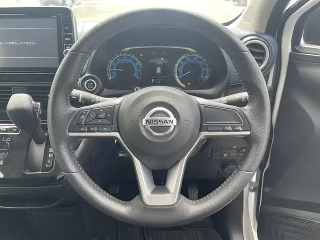 日産 デイズ ハイウェイスターX 愛媛県 2020(令2)年 4.6万km ホワイトパール ワンオーナー　/純正ナビ・フルセグＴＶ　/全方位モニター　/ＬＥＤオートライト　/ドライブレコーダー/前後センサー　/サイド・カーテンエアバック　/フォグランプ　/純正フロアマット/スマートキー　/スペアキー　/保証書　/取扱説明書