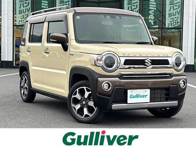 スズキ ハスラー Jスタイル Ⅱ 岡山県 2023(令5)年 2.7万km シフォンアイボリーメタリック/ウッディブラウン2トーンルーフ 特別仕様車　/社外ナビＭＤＶ－Ｓ７０９　/ＢＴ／ＣＤ／ＤＶＤ／フルセグ　/バックカメラ　/衝突被害軽減　/コーナーセンサー　/フルフラットシート　/スマートキー　/ハイブリッド　/盗難防止　/横滑り防止　/ＵＳＢ　/ＥＴＣ/オートライト
