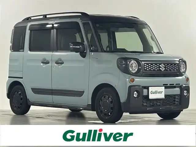スズキ スペーシア ギア HYBRID XZ 佐賀県 2019(平31)年 5.5万km オフブルーメタリック/ガンメタリック2トーンルーフ 純正ディーラーオプションSD8インチナビ/Bluetoothオーディオ接続/衝突軽減システム/全方位カメラ/バックカメラ/両側パワースライドドア/シートヒーター/ETC/純正フロアマット/ステアリングスイッチ/後席サーキュレーター/ヘッドアップディスプレイ/禁煙車/ABS/横滑り防止装置/レーンアシスト/オートライト/オートマチックハイビーム/コーナーセンサー/LEDヘッドライト