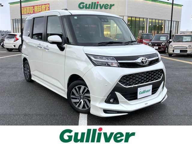 トヨタ タンク カスタムG 千葉県 2019(平31)年 5.5万km パールホワイトⅢ 純正9インチナビ/フルセグ/DVD/CD/BT/HDMI/バックカメラ・ETC/モデリスタエアロ/フロント/リア/サイド/リヤルーフスポイラー/両側パワースライドドア/スマートアシスト/クルーズコントロール/レーンキープアシスト/LEDヘットライト/LEDフォグライト/純正14インチアルミホイール/レザー調シートカバー/プッシュエンジンスタート/アイドリングストップ