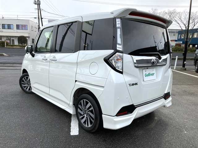 トヨタ タンク カスタムG 千葉県 2019(平31)年 5.5万km パールホワイトⅢ 純正9インチナビ/フルセグ/DVD/CD/BT/HDMI/バックカメラ・ETC/モデリスタエアロ/フロント/リア/サイド/リヤルーフスポイラー/両側パワースライドドア/スマートアシスト/クルーズコントロール/レーンキープアシスト/LEDヘットライト/LEDフォグライト/純正14インチアルミホイール/レザー調シートカバー/プッシュエンジンスタート/アイドリングストップ