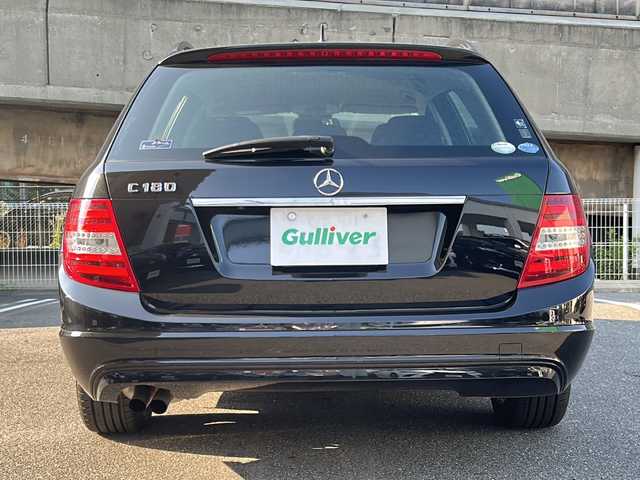メルセデス・ベンツ Ｃ１８０ ブルーエフィシェンシー ワゴン 愛知県 2013(平25)年 5万km オブシディアンブラック 純正HDDナビゲーション/Bluetooth・AM・FM・DVD・CD/バックカメラ/前席パワーシート/クルーズコントロール/本革ステアリング/ルーフレール/ステアリングスイッチ/HIDヘッドライト/ETC/キーレスゴー/プッシュスタート/ISOFIX/フォグランプ/オートライト/オートハイビーム/USBポート/センターコンソール/純正フロアマット/スペアキー/保証書/取扱説明書/点検整備記録簿H26-R4 R6