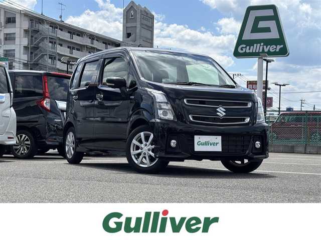 スズキ ワゴンＲ スティングレー HYBRID X 大分県 2020(令2)年 5万km ブルーイッシュブラックパール3 ・純正ナビ(CD/DVD/SD/BT/USB)/・全方位カメラ/・フルセグテレビ/・ヘッドアップディスプレイ/・スズキセーフティサポート/・コーナーセンサー/・ETC/・ドライブレコーダー/・D席シートヒーター/・オートハイビーム/・オートライト/・ステアリングリモコン/・アイドリングストップ/・純正アルミホイール
