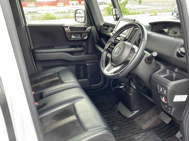 ホンダ Ｎ ＢＯＸ G L ターボ ホンダセンシング 山口県 2018(平30)年 6.6万km プラチナホワイトパール 純正７型ナビ/バックカメラ/両側パワスラ/ハーフレザーシート/ドラレコ（前）/フルセグTV/純正１５インチアルミホイール/ホンダセンシング/コーナーセンサー/横滑り防止装置