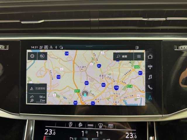 アウディ アウディ Ｑ７ 55TFSIクワトロ Sライン 千葉県 2022(令4)年 2.3万km デイトナグレーパールエフェクト 7シーターパッケージ　/ブラックスタイリングパッケージ　/バーチャルコックピット　/HUD　/ACC　/半革シート　/ナビ　/TV　/360°Bluetooth接続　/シートヒーター　/電動リアゲート　/純正21インチAW　/ワンオーナー　/ドラレコ　/ETC