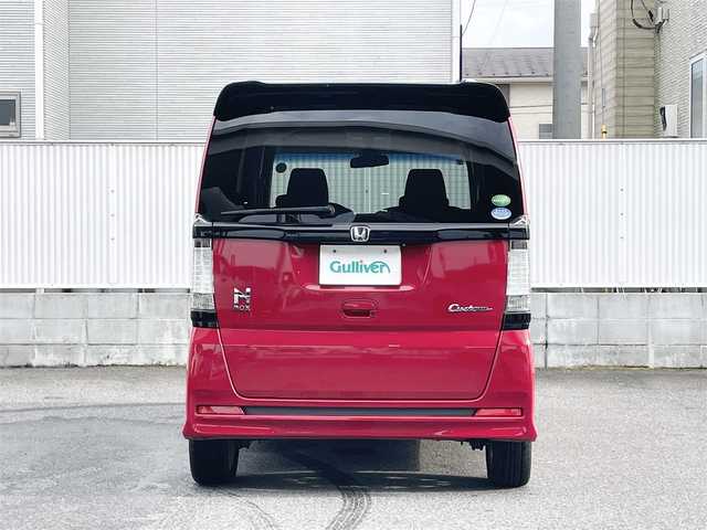 ホンダ Ｎ ＢＯＸ 2トーン カスタム ターボSSパッケージ 栃木県 2014(平26)年 7.7万km ミラノレッド 2トーンカラースタイル/あんしんパッケージ/・シティブレーキアクティブシステム(低速域衝突軽減ブレーキ＋誤発進抑制機能)/・前席用i-サイドエアバッグシステム〈容量変化タイプ〉＋サイドカーテンエアバッグシステム(前席/後席対応)/ターボパッケージ/・クルーズコントロール/・パドルシフト/・本革巻ステアリングホイール/・15インチアルミホイール/純正7インチナビ/・地デジ/・Bluetooth/・DVD/CD/SD/リアワイドカメラ/両側パワースライドドア