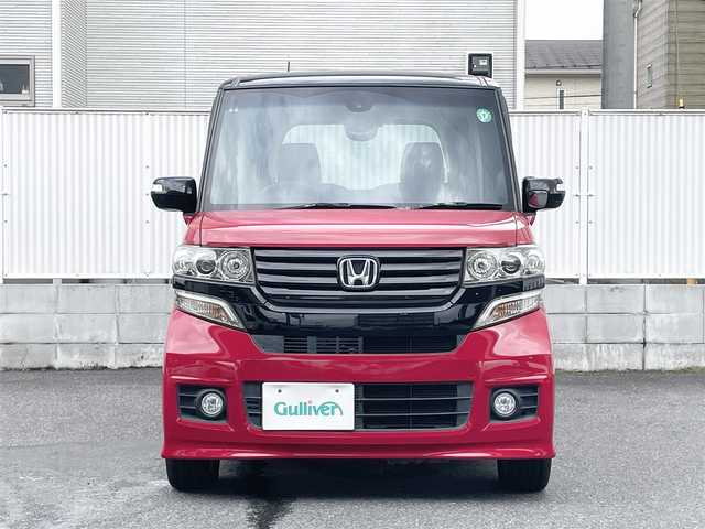 ホンダ Ｎ ＢＯＸ 2トーン カスタム ターボSSパッケージ 栃木県 2014(平26)年 7.7万km ミラノレッド 2トーンカラースタイル/あんしんパッケージ/・シティブレーキアクティブシステム(低速域衝突軽減ブレーキ＋誤発進抑制機能)/・前席用i-サイドエアバッグシステム〈容量変化タイプ〉＋サイドカーテンエアバッグシステム(前席/後席対応)/ターボパッケージ/・クルーズコントロール/・パドルシフト/・本革巻ステアリングホイール/・15インチアルミホイール/純正7インチナビ/・地デジ/・Bluetooth/・DVD/CD/SD/リアワイドカメラ/両側パワースライドドア