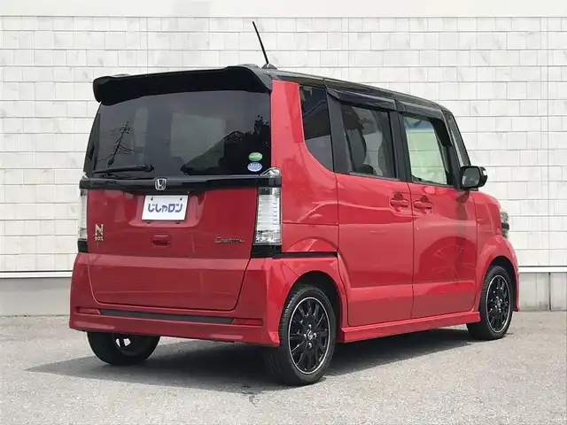 ホンダ Ｎ ＢＯＸ 2トーン カスタム ターボSSパッケージ 栃木県 2014(平26)年 7.7万km ミラノレッド 株)IDOMが運営する【じしゃロン小山店】の自社ローン専用車両になります。こちらは現金またはオートローンご利用時の価格です。自社ローンご希望の方は別途その旨お申付け下さい//ワンオーナー/禁煙車/純正ワンセグナビ/（CD/DVD/AM/FMラジオ）/(Bluetooth)/スマートキー/プッシュスタート/バックカメラ/ＥＴＣ/両側パワースライドドア/シティブレーキアクティブシステム/クルーズコントロール/シートヒーター/チップアップシート/パドルシフト/ステアリングリモコン/電動格納ドアミラー/パワーウインドウ/オートライト