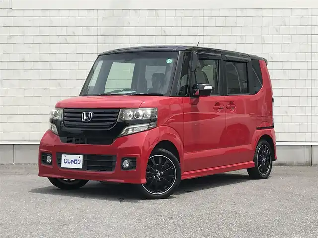 ホンダ Ｎ ＢＯＸ 2トーン カスタム ターボSSパッケージ 栃木県 2014(平26)年 7.7万km ミラノレッド 株)IDOMが運営する【じしゃロン小山店】の自社ローン専用車両になります。こちらは現金またはオートローンご利用時の価格です。自社ローンご希望の方は別途その旨お申付け下さい//ワンオーナー/禁煙車/純正ワンセグナビ/（CD/DVD/AM/FMラジオ）/(Bluetooth)/スマートキー/プッシュスタート/バックカメラ/ＥＴＣ/両側パワースライドドア/シティブレーキアクティブシステム/クルーズコントロール/シートヒーター/チップアップシート/パドルシフト/ステアリングリモコン/電動格納ドアミラー/パワーウインドウ/オートライト