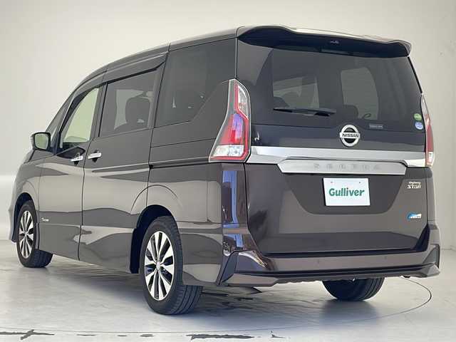 日産 セレナ ハイウェイスター G 沖縄県 2016(平28)年 8.6万km インペリアルアンバーP 純正ナビ（MM316D-W）　/（フルセグＴＶ　ＣＤ　ＤＶＤ　SD　Ｂｌｕｅｔｏｏｔｈ接続）/アラウンドビューモニター/ＥＴＣ　/純正フリップダウンモニター　/両側パワースライドドア　/前後コーナーセンサー/クルーズコントロール　/サンシェード　/純正アルミホイール　/ＬＥＤヘッドライト