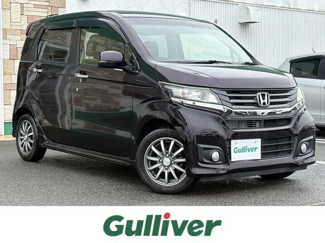 ホンダ Ｎ ＷＧＮ カスタム G Lパッケージ 徳島県 2016(平28)年 2.5万km プレミアムベルベットパープル・パール 純正メモリ7型ナビ　VXM-164VFxi/　AM/FM/Bluetooth/SD/DISC/フルセグTV/バックカメラ/クルーズコントロール/スマートキー/プッシュスタート/フォグライト/合皮ハーフレザー/純正ドアバイザー/純正フロアマット/オートライト/取扱説明書