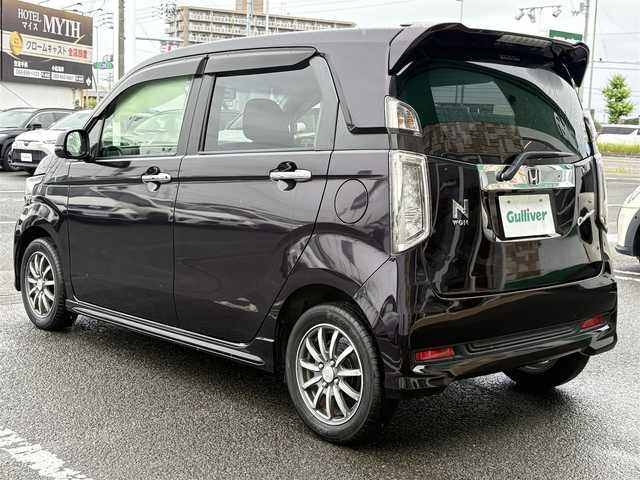 ホンダ Ｎ ＷＧＮ カスタム G Lパッケージ 徳島県 2016(平28)年 2.5万km プレミアムベルベットパープル・パール 純正メモリ7型ナビ　VXM-164VFxi/　AM/FM/Bluetooth/SD/DISC/フルセグTV/バックカメラ/クルーズコントロール/スマートキー/プッシュスタート/フォグライト/合皮ハーフレザー/純正ドアバイザー/純正フロアマット/オートライト/取扱説明書