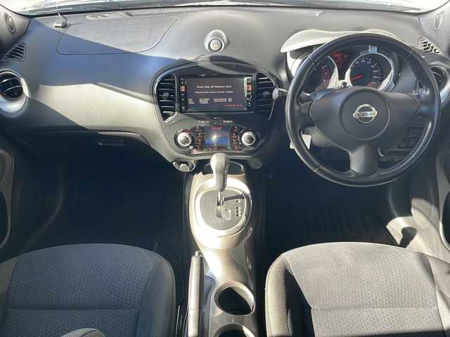 日産 ジューク 16GT FOUR 長野県 2012(平24)年 6万km スチールブルー ４WD/純正メモリナビTV/ETC/純正17インチアルミ/プッシュスタート/スマートキー/キセノンヘッドライト/２WD４WD切り替え/純正フロアマット/保証書/スペアキー