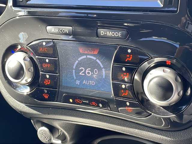 日産 ジューク 16GT FOUR 長野県 2012(平24)年 6万km スチールブルー ４WD/純正メモリナビTV/ETC/純正17インチアルミ/プッシュスタート/スマートキー/キセノンヘッドライト/２WD４WD切り替え/純正フロアマット/保証書/スペアキー