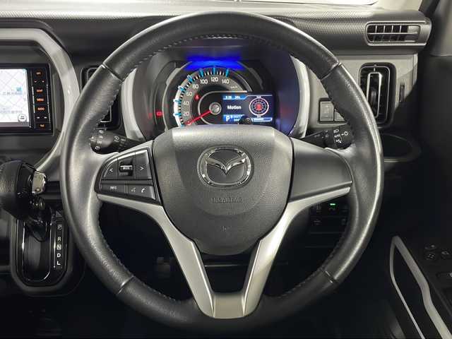 マツダ フレア クロスオーバー ハイブリッド XS 広島県 2020(令2)年 2.5万km ブルーイッシュブラックパール3 社外ナビ/シートヒーター/デュアルカメラブレーキサポート/車線逸脱警報/ハイビームアシスト/リヤパーキングソナー/誤発進抑制機能/LEDヘッドランプ/純正15インチAW/スマートキー/アイドリングストップ