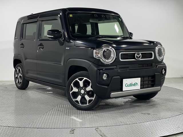 マツダ フレア クロスオーバー ハイブリッド XS 広島県 2020(令2)年 2.5万km ブルーイッシュブラックパール3 社外ナビ/シートヒーター/デュアルカメラブレーキサポート/車線逸脱警報/ハイビームアシスト/リヤパーキングソナー/誤発進抑制機能/LEDヘッドランプ/純正15インチAW/スマートキー/アイドリングストップ