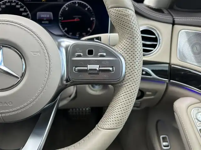 メルセデス・ベンツ Ｓ４００ｄ スポーツリミテッド 茨城県 2019(令1)年 4.5万km ダイヤモンドホワイト 後期型 /レザ-EXC /ベ-シックパッケージ /パノラミックSR /Burmester /HUD/ベ-ジュ革 /シートヒーター /ベンチレーション /M付PWシート /リラクゼーション機能 /PWトランク /エアバランスパッケージ/パフュームアトマイザー/イ-ジ-クロ-ズドア /アンビエントライト/RSP /ACC /LKA /BSA /ナビ /TV /LED /ETC2.0/ドラレコ/禁煙車