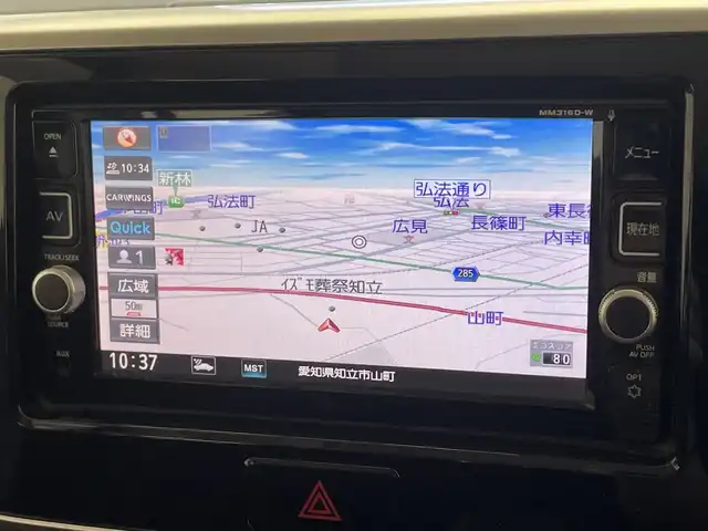 日産 デイズ ルークス ハイウェイスターターボ 愛知県 2016(平28)年 7.9万km モカブラウンP 純正ナビ　フルセグＴＶ　Ｂｌｕｅｔｏｏｔｈ　全方位カメラ　ＥＴＣ　前後ドラレコ　両側パワースライドドア　プッシュスタート　スマートキー　ＬＥＤオートライト　フォグランプ　エマブレ　衝突軽減装置　禁煙車