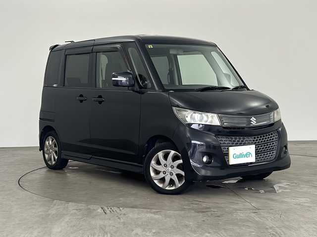 スズキ パレット ＳＷ リミテッドⅡ 兵庫県 2012(平24)年 10.1万km ブルーイッシュブラックパール3 ・社外ナビ（ワンセグ・CD・DVD・USB）/・ETC/・両側パワースライドドア/・オートライト/・シートヒーター/・純正14インチアルミホイール/・純正フロアマット/・スマートキー/・スペアキー/・プッシュスタート/・盗難防止装置