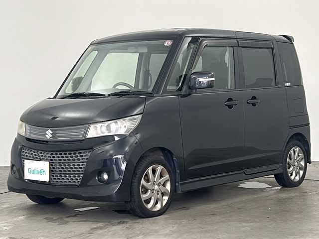 スズキ パレット ＳＷ リミテッドⅡ 兵庫県 2012(平24)年 10.1万km ブルーイッシュブラックパール3 ・社外ナビ（ワンセグ・CD・DVD・USB）/・ETC/・両側パワースライドドア/・オートライト/・シートヒーター/・純正14インチアルミホイール/・純正フロアマット/・スマートキー/・スペアキー/・プッシュスタート/・盗難防止装置
